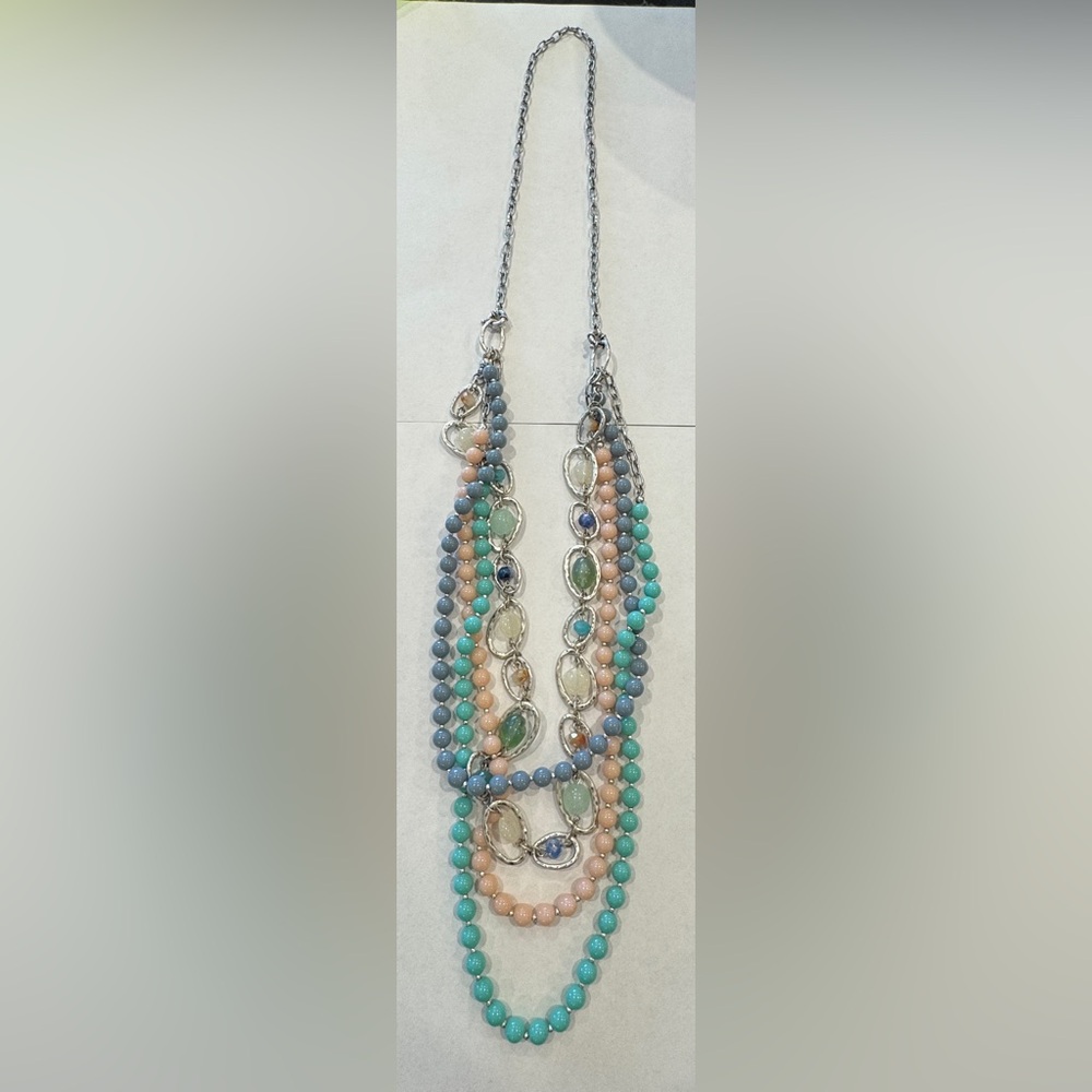 Elegant Multi-Color Beaded Necklace